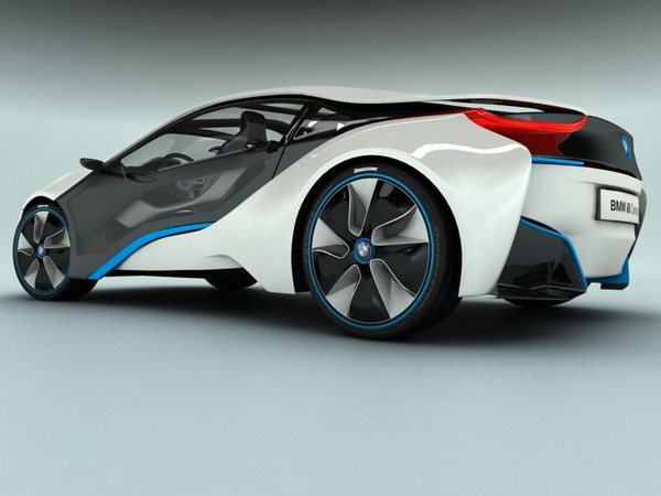 bmw i8 concept 3d model - BMW i8 Concept by vl_dm